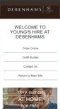Mobile Screenshot of debenhams-formalhire.com